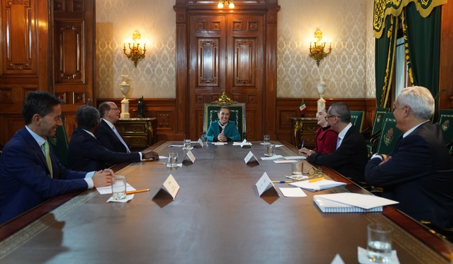 Presidenta Claudia Sheinbaum se reúne con Larry Fink, fundador de BlackRock